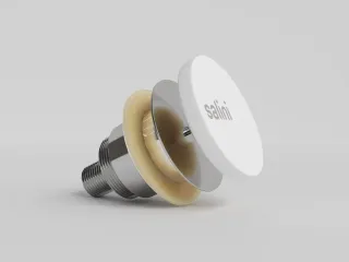 Донный клапан для ванны Salini S-Stone 15231WM D 402 белый матовый